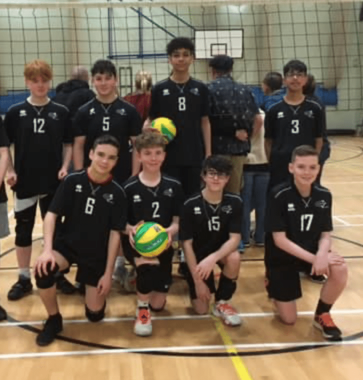Stourbridge Volleyball U15 Boys playing National Tier 1 at Crestwood School